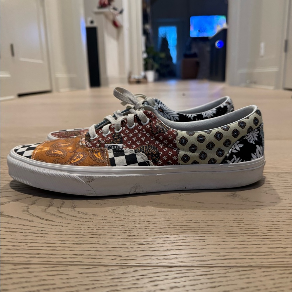Multicolor Vans Tiger Era Patchwork Sneakers - image 1